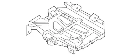 37150Q5000 TRAY ASSY-BATTERY KIA