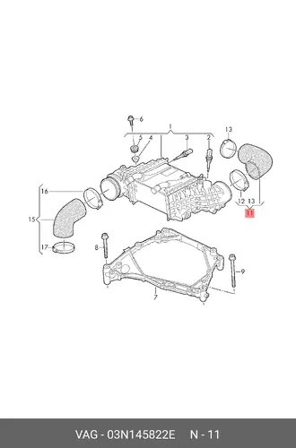 03N145822E HOSE VAG