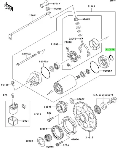 RING-O,37MM 920551393 KAWASAKI