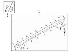 BY2GARNISH ASSY-DELTA RH 86190J9000 MOBIS