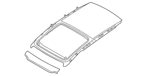 Стекло люка KIA 816203W012