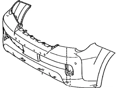 521196C901 БАМПЕР ПЕРЕДНИЙ TOYOTA / LEXUS