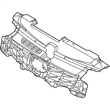 86390L1010 Панель решетки радиатора Sonata D8N MOBIS