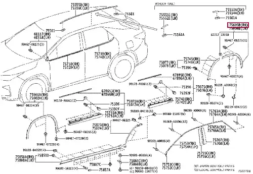 7560548030 МОЛДИНГ TOYOTA / LEXUS
