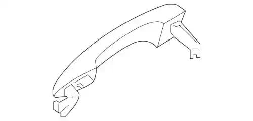Ручка двери MOBIS 82651L1030