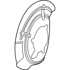 SHIELD BRAKE 68081 532AA DODGE