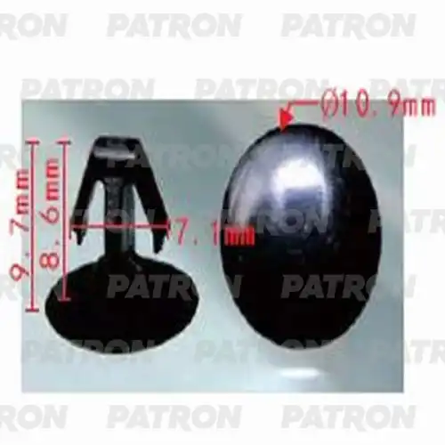 P37-0039 Клипса крепежная PATRON