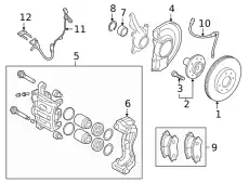 Тормозные колодки дисковые MITSUBISHI 4605B804