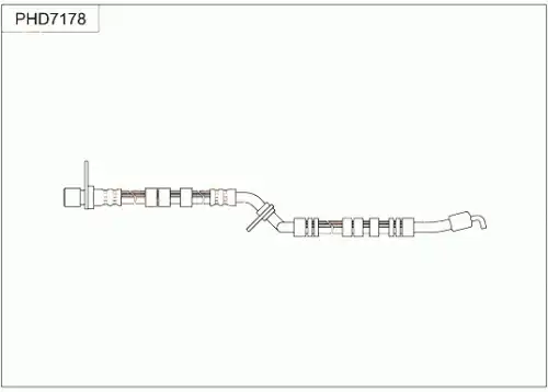 Шланг тормозной передний правый PHD7178 TRW