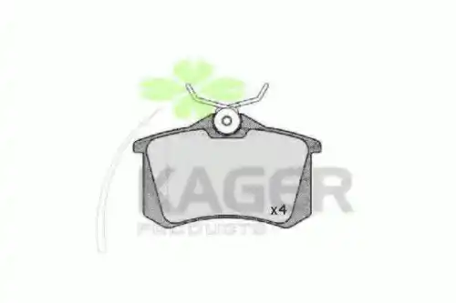 Тормозные колодки дисковые KAGER 35-0096