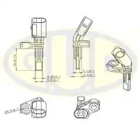 Датчик ABS GUD GABS01101