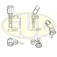 Датчик ABS GUD GABS01102