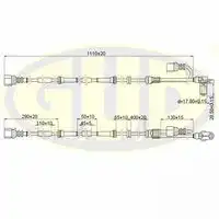 Датчик ABS GUD GABS01041