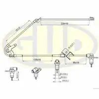 Датчик ABS GUD GABS02021