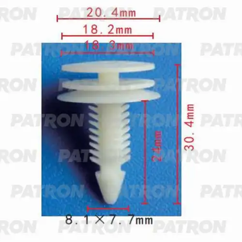 Клипса пластмассовая P370146 PATRON