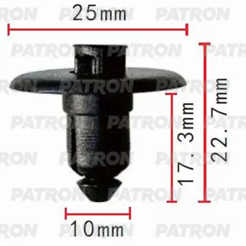 Клипса пластмассовая P370385 PATRON