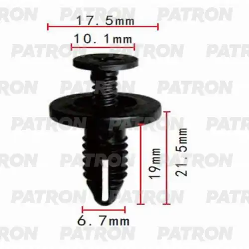 Клипса пластмассовая P370449 PATRON
