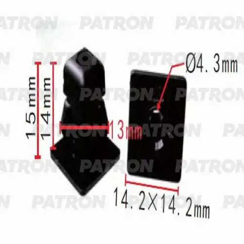 Клипса крепежная P370530 PATRON