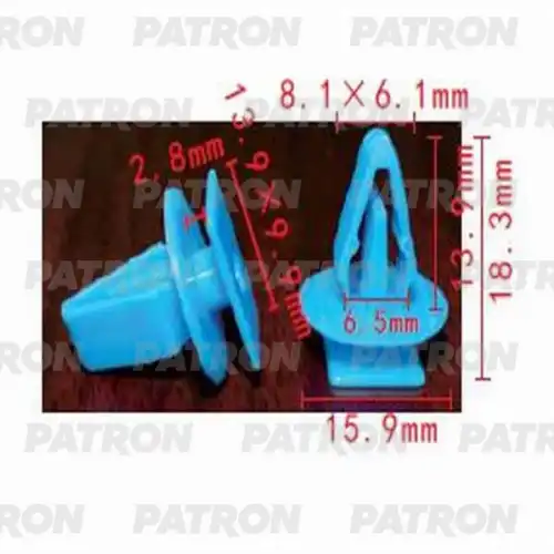 Клипса пластмассовая P370950 PATRON