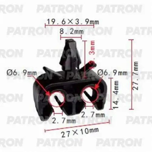 Держатель пластмассовый P371030 PATRON