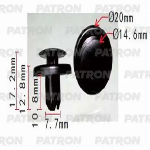 Клипса крепежная P371262 PATRON