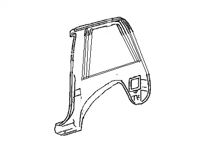 Крыло TOYOTA / LEXUS 6161042070