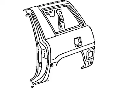 Крыло TOYOTA / LEXUS 6162042080