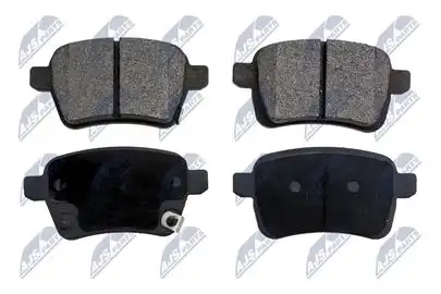 Тормозные колодки дисковые NTY HKT-FT-012