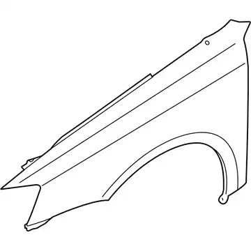 FENDER COMPLETE-FRONT,RIGHT 57110AG14A9P SUBARU