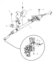 Рулевой наконечник DODGE 04796865