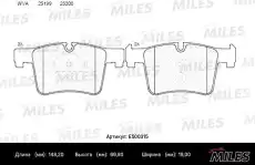 Тормозные колодки дисковые MILES E500315