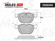 Тормозные колодки дисковые передняя ось MILES E500245