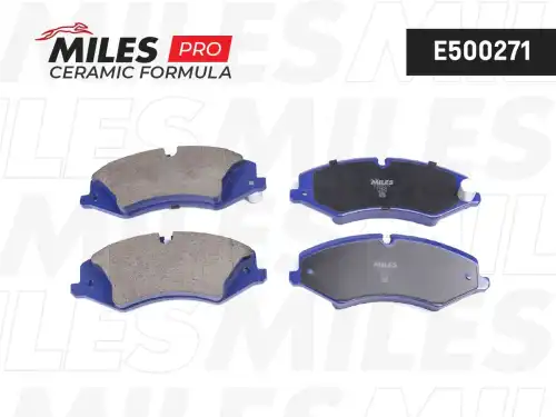 Тормозные колодки дисковые передняя ось MILES E500271