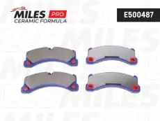 Тормозные колодки дисковые передняя ось MILES E500487