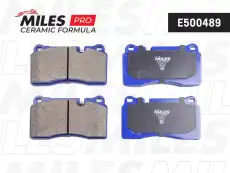 Тормозные колодки дисковые передняя ось MILES E500489