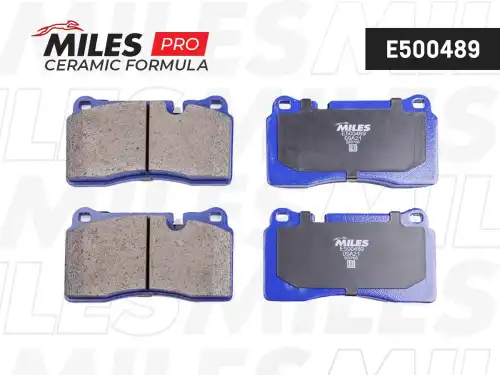 Тормозные колодки дисковые передняя ось MILES E500489