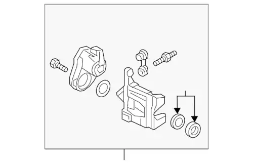 Суппорт тормозной VAG 4M0615403J SL7