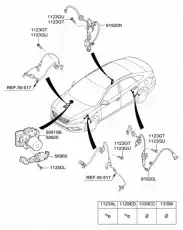 Cable assy - abs extension, rh 59930C1000 HYUNDAI
