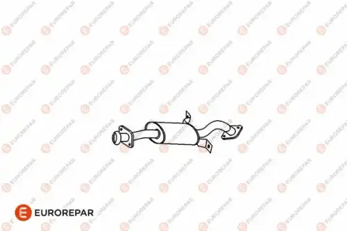 глушитель передняя часть Mits E 128 97P EUROREPAR
