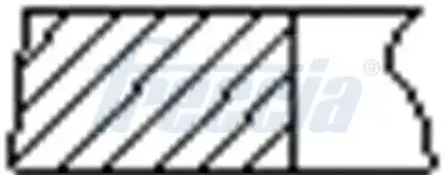 Кольца поршневые FRECCIA FR10-200100
