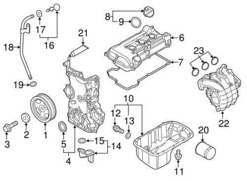 Фильтр масляный MITSUBISHI 1220A044