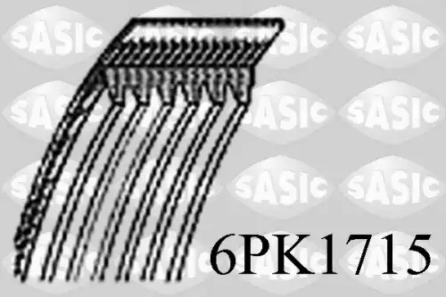 Поликлиновой ремень 6PK1715 SASIC