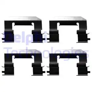Комплектующие, колодки дискового тормоза LX0675 DELPHI