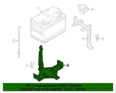 Поддон акумулятора 371504R000 KIA