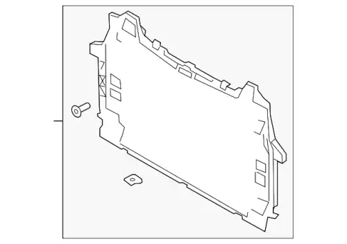 4M0805594F Передняя несущая пан VAG
