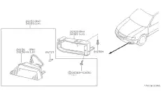 Фара противотуманная INFINITI 2615053U25