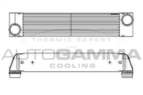 Интеркулер AUTOGAMMA 105254