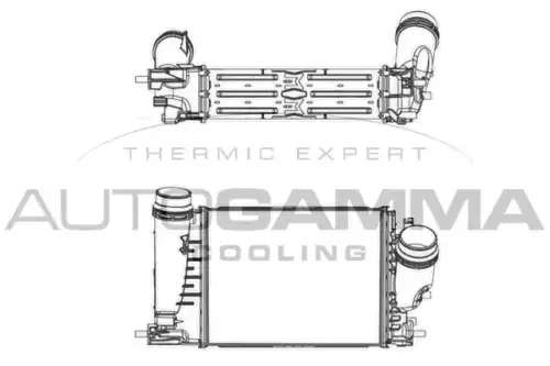 Интеркулер AUTOGAMMA 107666