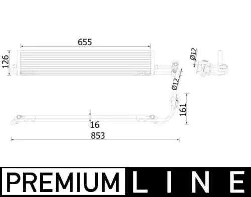 Масляный радиатор MAHLE CLC 234 000P