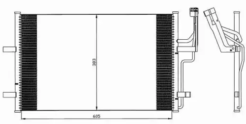 Радиатор кондиционера (конденсатор) NRF 35507